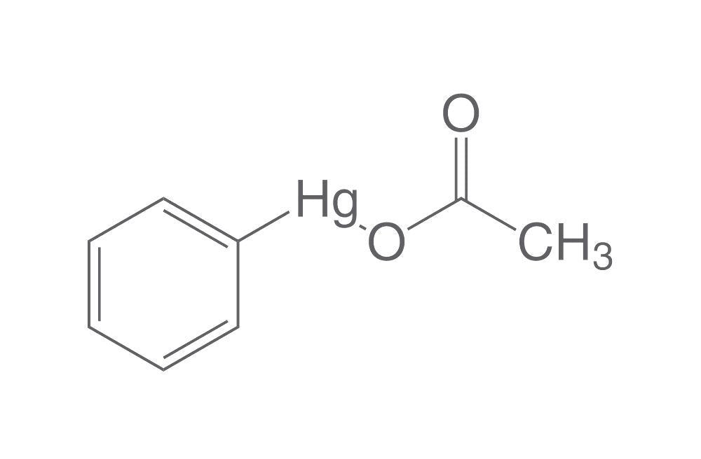Phenyl mercuric acetate, min. 98%, extra pure, 50 g, glass - Luminix Health