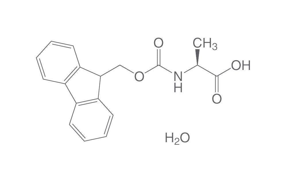 Fmoc-L-alanine monohydrate, PEPTIPURE®, min. 98 %, for biochemistry, 10 g, glass - Luminix Health