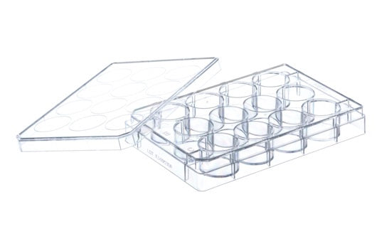 Cell culture multiwell plate, 12 well, PS, transparent, Advanced TC