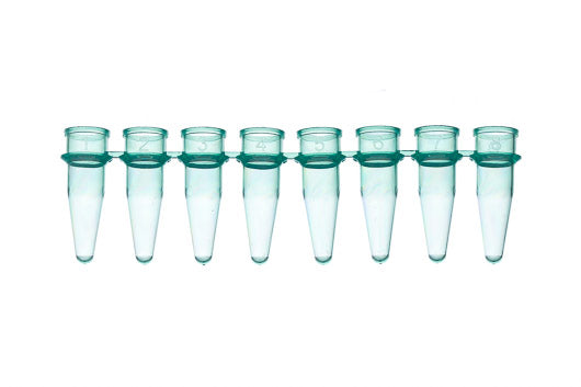 SAPPHIRE PCR 8-strips, 0.2 ML, PP, green, without DE