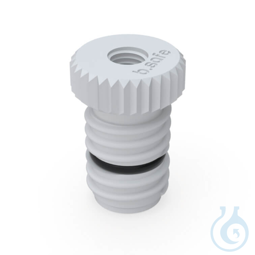 b.safe Adaptor for Exhaust Filter Connection, GL14, UNF 1/4'' PTFE, to be screwe - Luminix Health