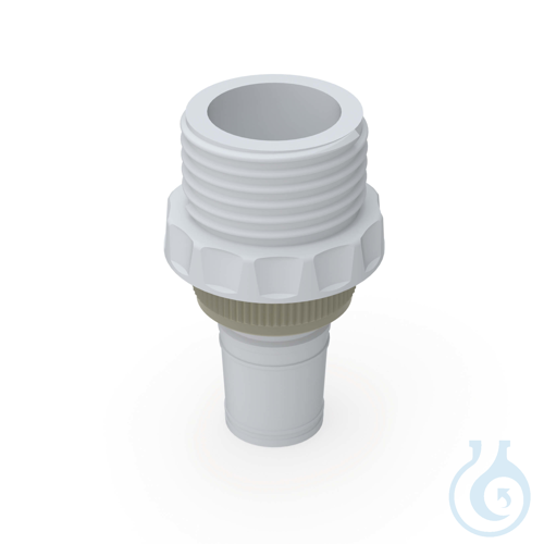 b.safe Adapter with Ground Joint, NS 29/32, GL45 PTFE, cone NS 29/32 with integr