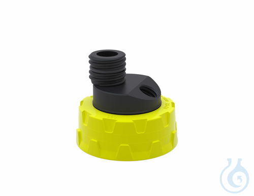 b.safe System Waste Caps, S60, 1xGL25 (m), 1xGL14 (f) Cap S60 made of PP, insert