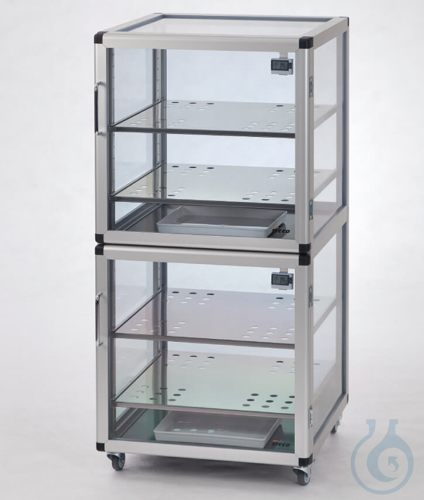 SICCO Maxi 2-Desiccator Antistatic, B 560 mm x H 1150 mm x T 580 mm conductive - Luminix Health