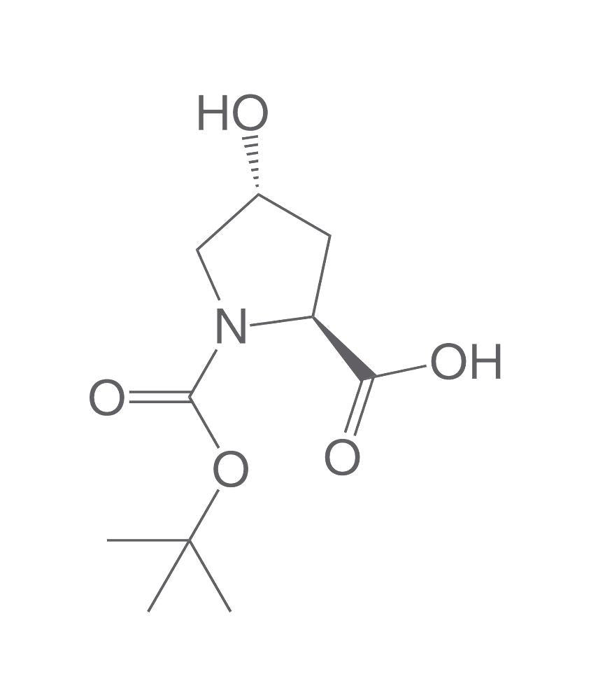Boc-L-Hydroxyproline, PEPTIPURE®, min. 98 %, for biochemistry, 5 g, glass - Luminix Health