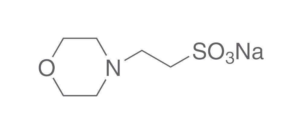MES sodium salt, PUFFERAN®, min. 99 %, 25 g, plastic - Luminix Health