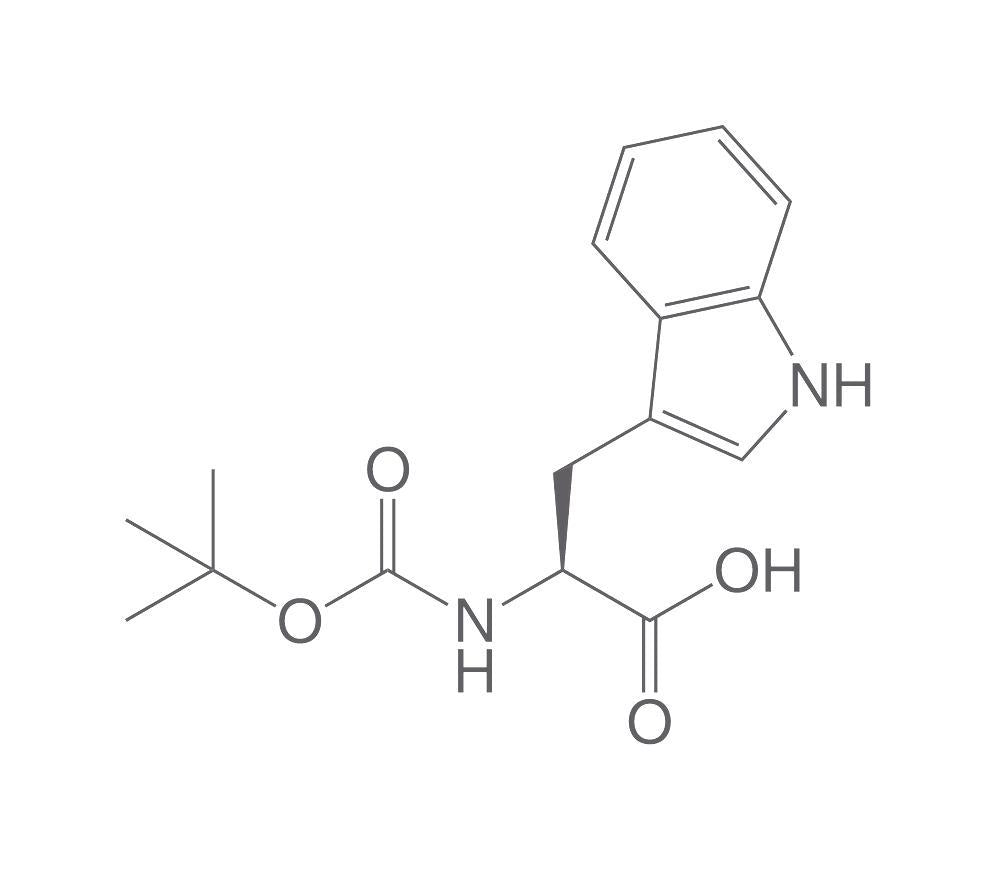 Boc-L-Tryptophan, PEPTIPURE®, min. 98.5 %, for biochemistry, 5 g, glass - Luminix Health