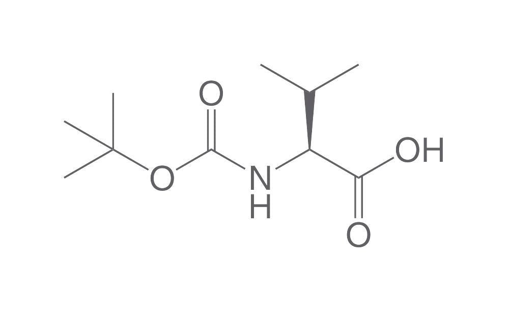 Boc-L-Valine, PEPTIPURE®, min. 98 %, for biochemistry, 5 g, glass - Luminix Health