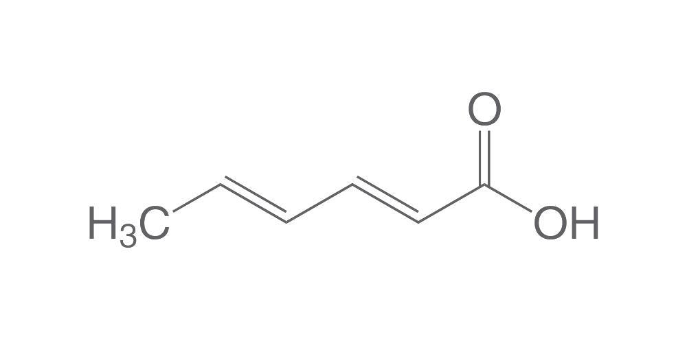 Sorbic acid, min. 99 %, Ph.Eur., extra pure, 250 g, plastic - Luminix Health