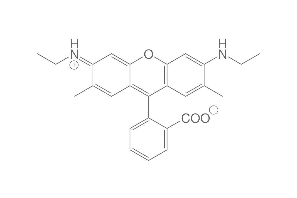Rhodamine 575, min. 98 %, 100 mg, glass - Luminix Health