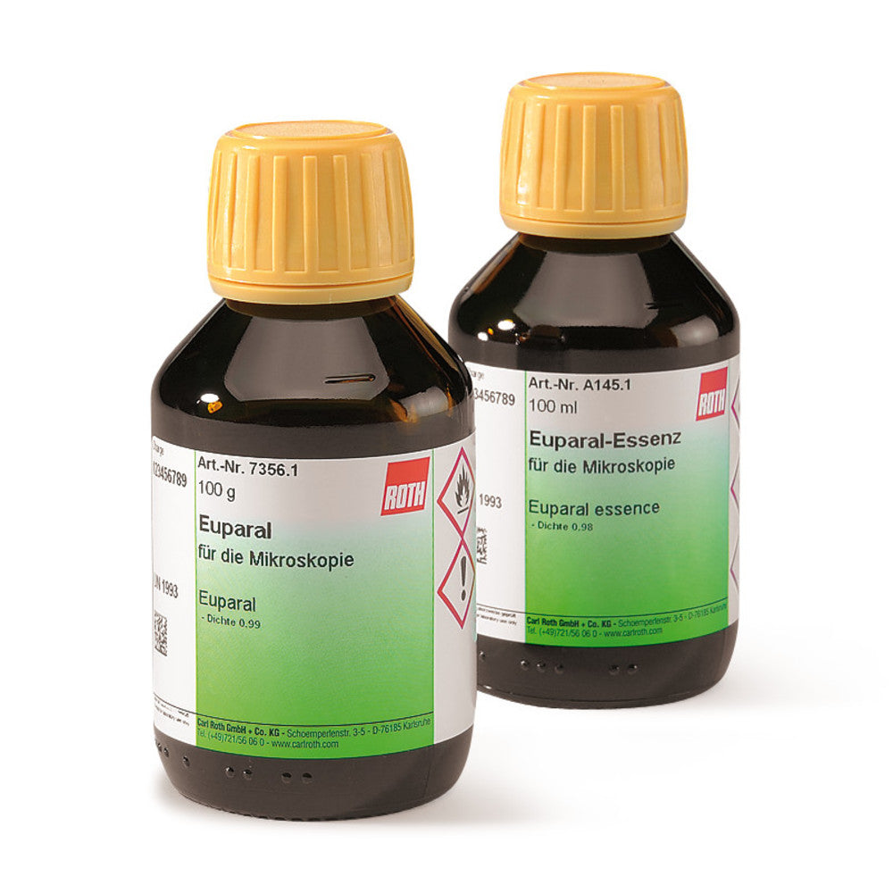 Euparal, for microscopy, ready-to use, 100 g, glass - Luminix Health