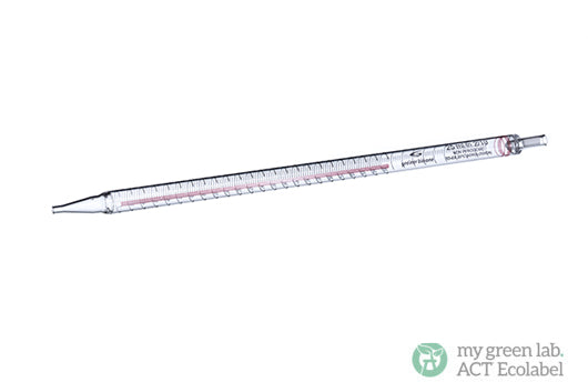 PIPETTE, 25 ML, GRADUATION 2/10 ML, STERILE, PAPER