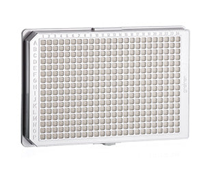 Cell culture microplate, 384 well, PS, F-bottom, white