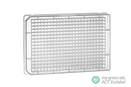 384-well microplate, polypropylene (PP), F-bottom, natural