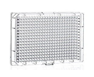 The 384-well cell culture microplate in transparent polystyrene (PS) with Poly-D-Lysine CELLCOAT® coating