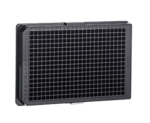 The 384-well microplate, polystyrene (PS), F-bottom, black, streptavidin-coated