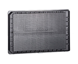 Cell culture microplate, 1536 well, PS, flat bottom, black
