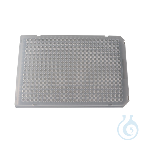 AHN myPlate 384-well PCR Plate, 40 µL, fully skirted, frosted, Case / 5 x 10 pcs - Luminix Health