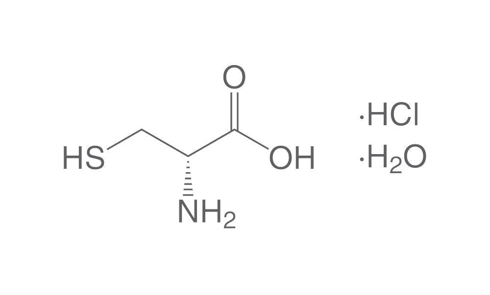 D-Cysteine hydrochloride monohydrate, min. 98 %, for biochemistry, 1 g, glass - Luminix Health