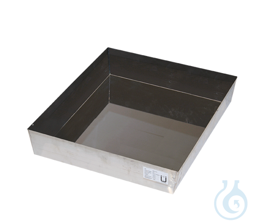 tray shelf st.steel 1.4301 raw for Q90/S90 B600 442x457x70 - Luminix Health