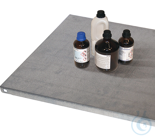 shelf for rack system depth 600 mm sh.steel galv. for XL90 B1555 1300x600x40