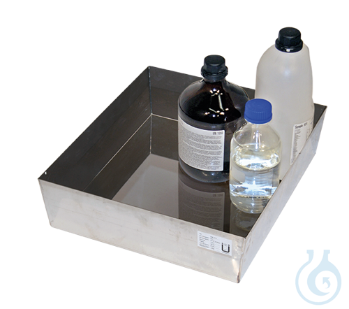 tray shelf st.steel 1.4301 raw for Q90/S90 B600 442x507x127 - Luminix Health