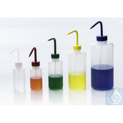 SP Bel-Art Narrow-Mouth 1000ml (32oz)Polyethylene Wash Bottles; Red - Luminix Health