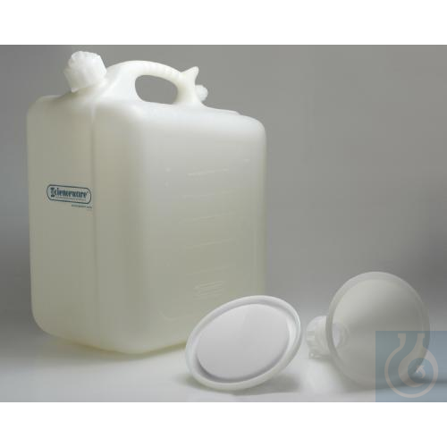 SP Bel-Art Safety Waste 20 Liter (5 Gallon) Jug;Polyethylene, Funnel Top, 45mm - Luminix Health