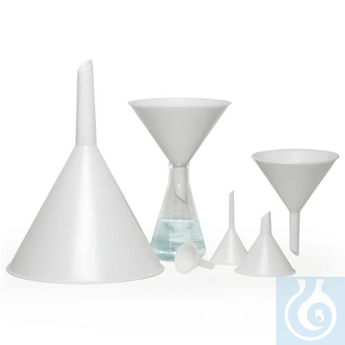 SP Bel-Art Polypropylene 90ml Heavy Duty Funnels(Pack of 6) - Luminix Health