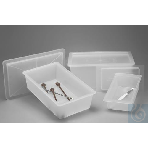 SP Bel-Art Polypropylene Instrument Tray withCover; 6? x 3¾ x 2¼ in. - Luminix Health