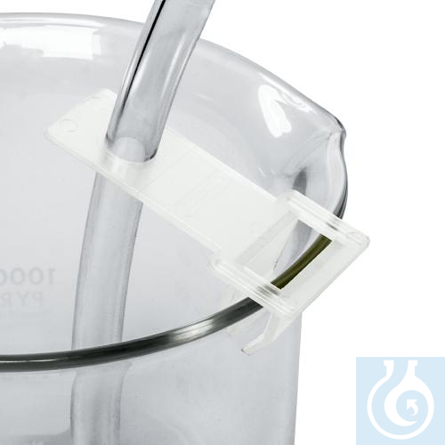 SP Bel-Art Tubing Holder for Beakers; Tubing upto ? in., Polypropylene (Pack of - Luminix Health