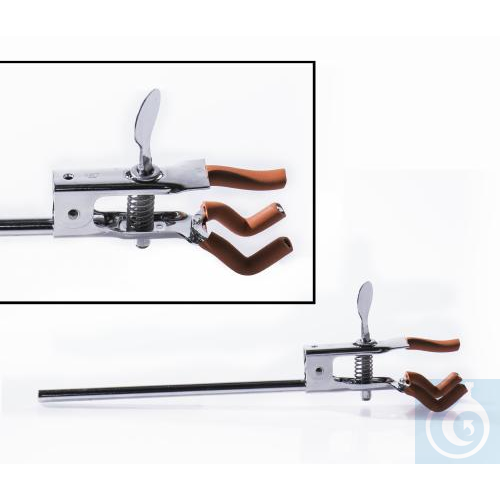 SP Bel-Art Spring Action 9 in. Burette Clamp;Opens 0 to 1 in. - Luminix Health