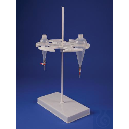 SP Bel-Art Rotary Separatory Funnel Rack; 6Places, Fits 500/1000cc Funnels - Luminix Health