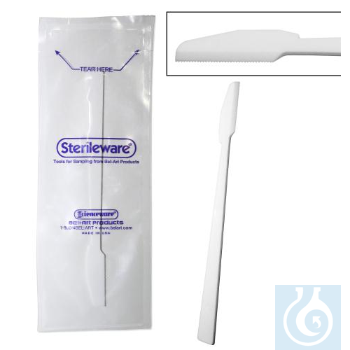 SP Bel-Art Sterileware Plastic Sampling Knife; 8¼in., Sterile, Individually - Luminix Health