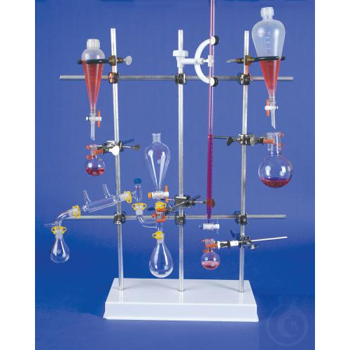 SP Bel-Art Polypropylene Lattice Support Standwith 3 Aluminum Vertical Rods - Luminix Health