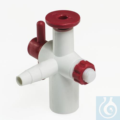 SP Bel-Art Polypropylene Stopcock with PTFE Plug; - Luminix Health