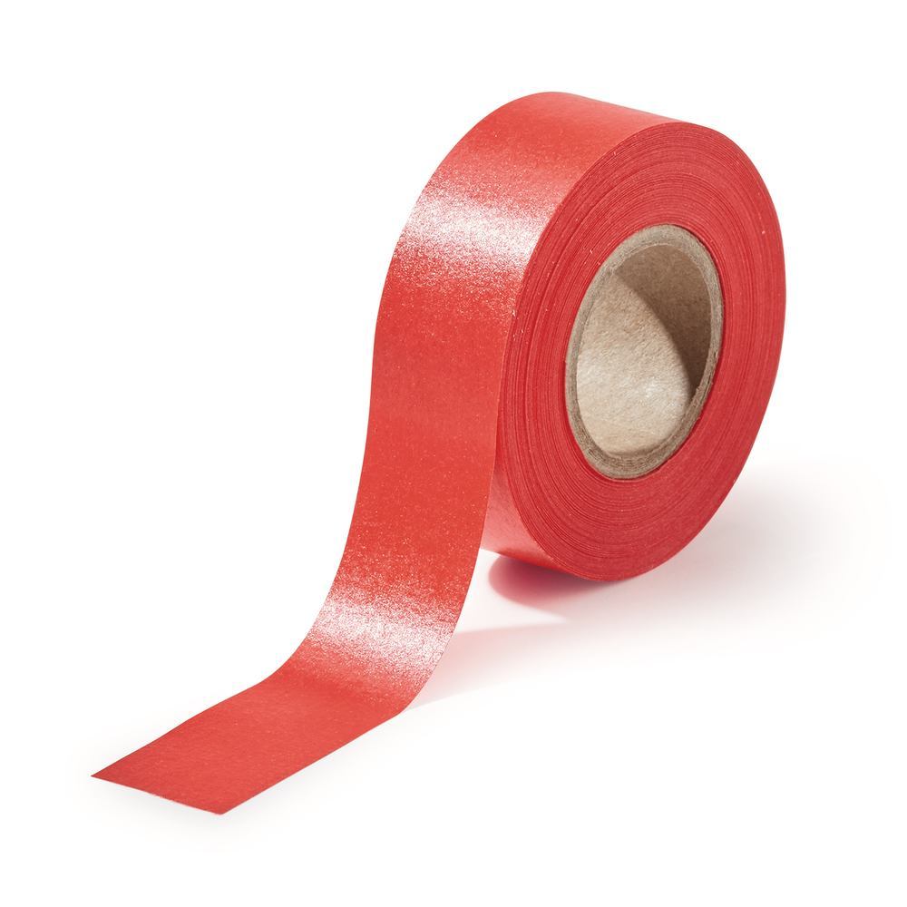 Roti®-Tape-marking tape, red, L 12.7 m, W 13 mm, inner-Ø 2.54 cm, 1 roll(s) - Luminix Health