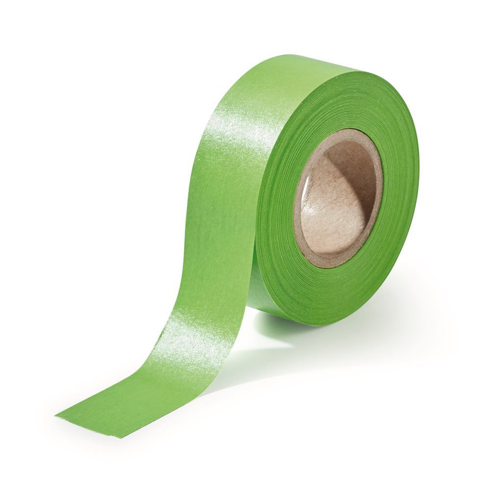Roti®-Tape-marking tape, green, L 12.7 m, W 25.4 mm, inner-Ø 2.54 cm, 1 roll(s) - Luminix Health