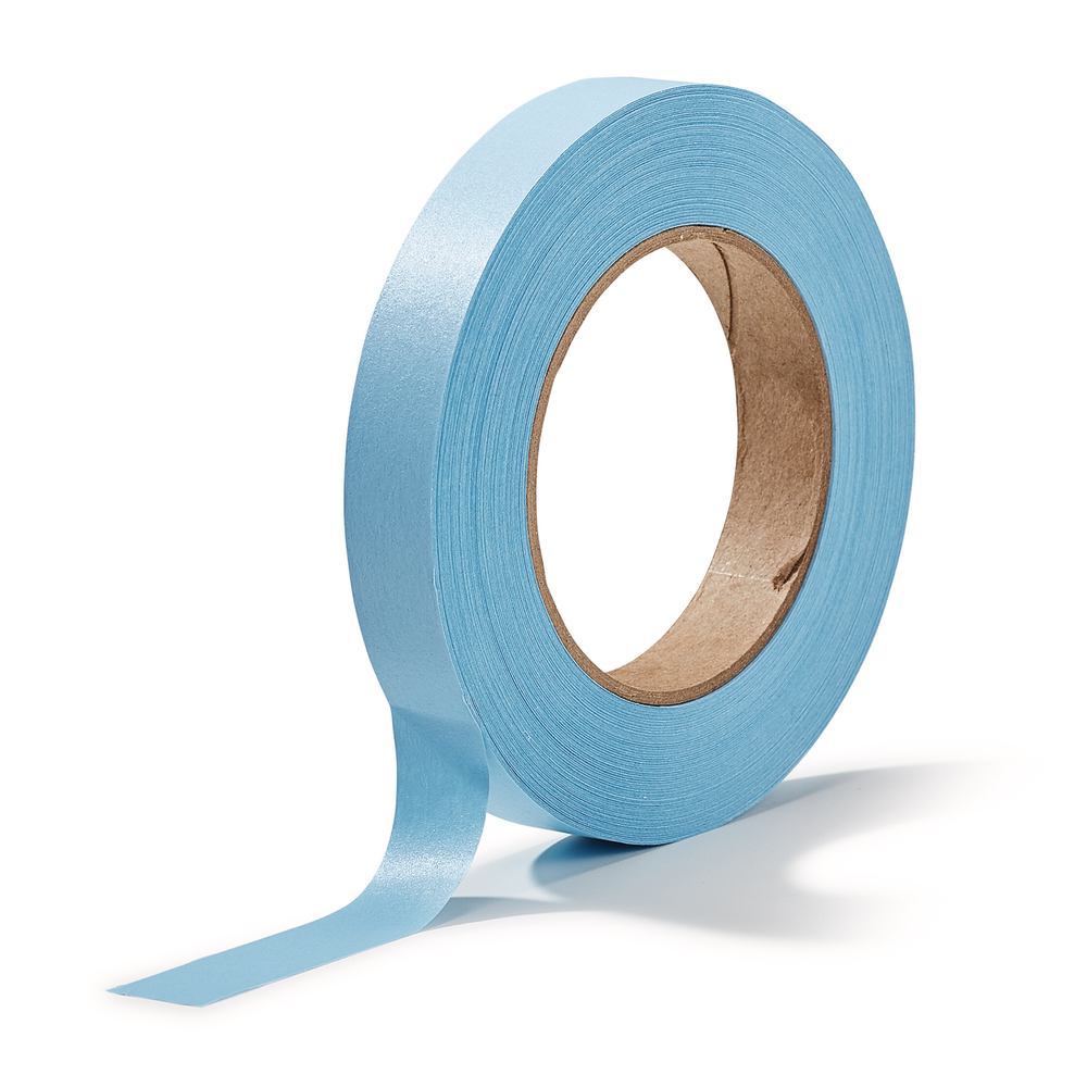 Roti®-Tape-marking tapes, blue, L 55 m, W 19.1 mm, inner-Ø 7.62 cm, 1 roll(s) - Luminix Health