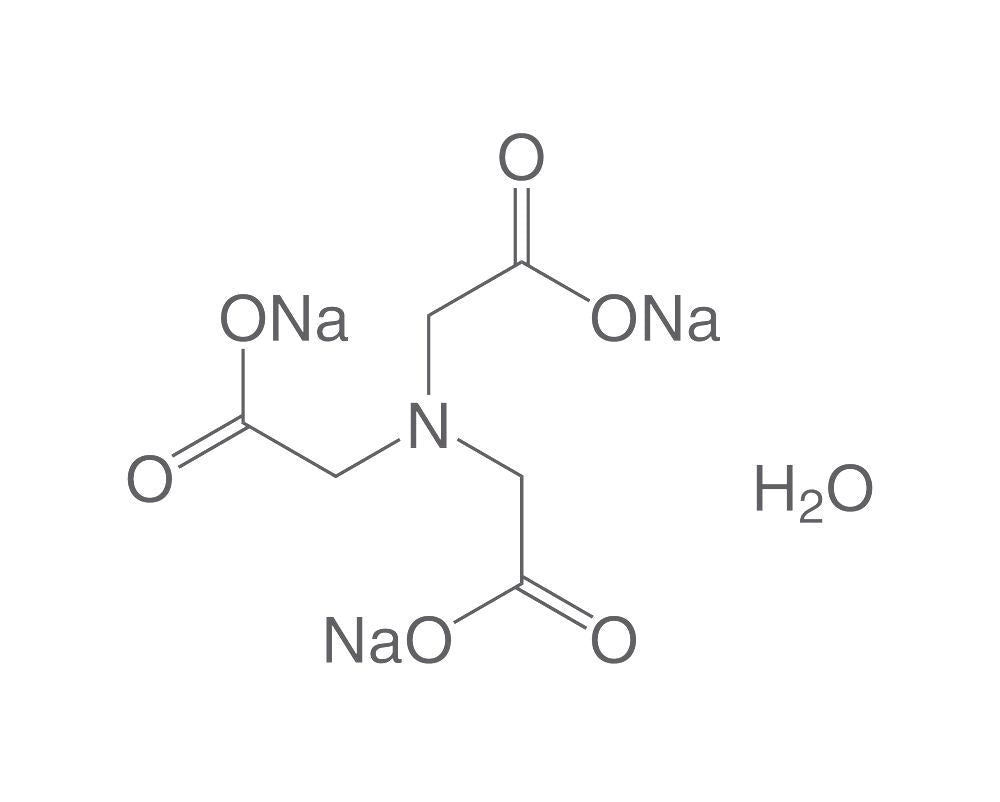 Nitrilotriacetic acid trisodium salt, monohydrate, min. 99 %, extra pure, 100 g - Luminix Health
