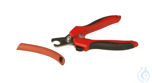 Scissor for cutting tubes, PP handle, L=125 - Luminix Health