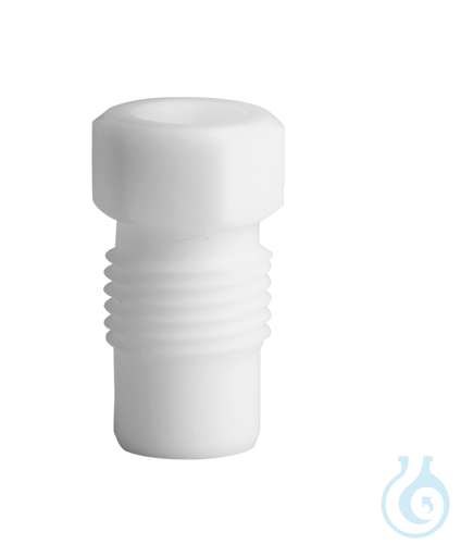 PTFE fitting, 6,35 mm OD, white