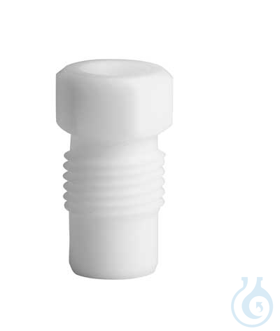 PTFE fitting, 6,0 mm OD, white