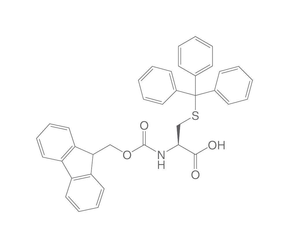 Fmoc-L-Cysteine-(Trityl), PEPTIPURE®, min. 98,5 %, for biochemistry, 5 g, glass - Luminix Health