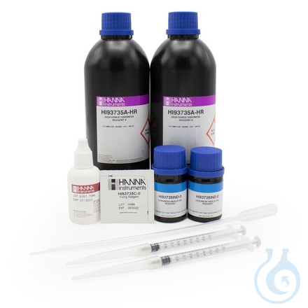 Reagent kit for photmeter, Hardness total HR (100 tests) - Luminix Health