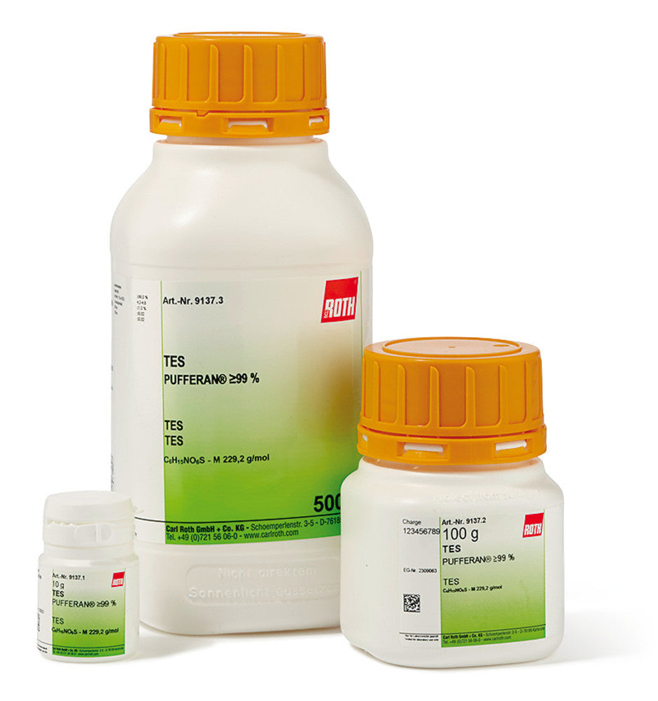 TES, PUFFERAN®, min. 99 %, 10 g, plastic - Luminix Health