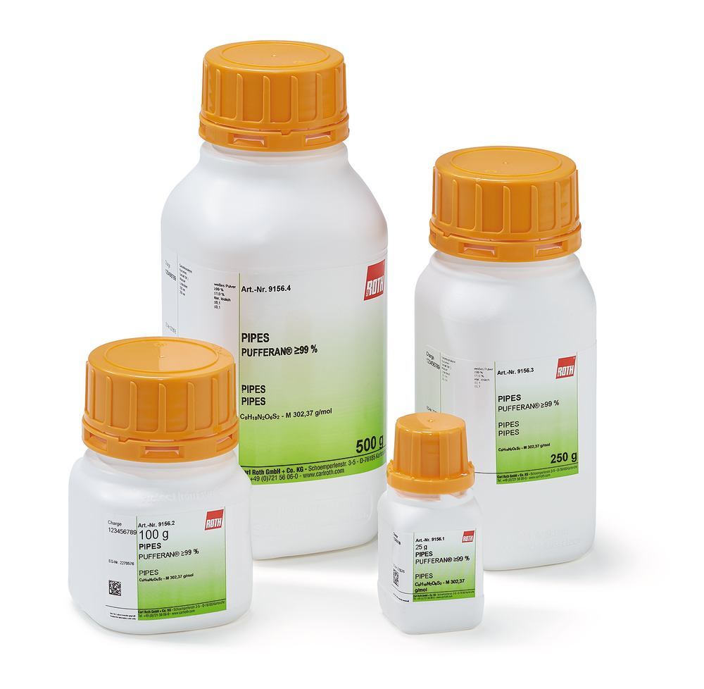 PIPES, PUFFERAN®, min. 99 %, 25 g, plastic - Luminix Health
