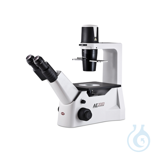 High-end inverted biological microscope, MOTIC, AE2000, trinocular, EU plug - Luminix Health