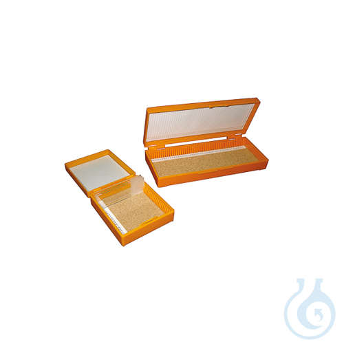 Microscope slide box for 50 slides - Luminix Health