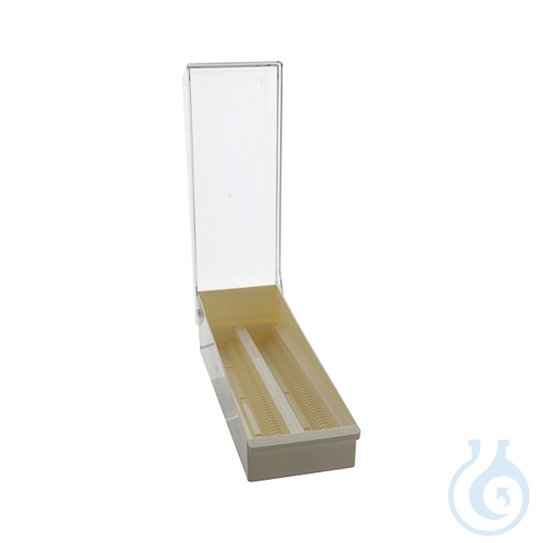 Microscope slide box, up to 100 slides - Luminix Health